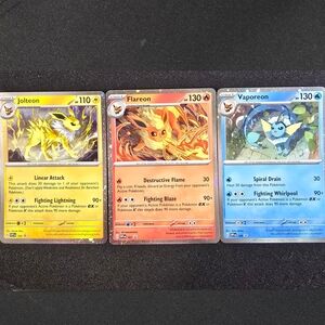 Pokemon Prismatic Evolution Poster Collection Promo Set